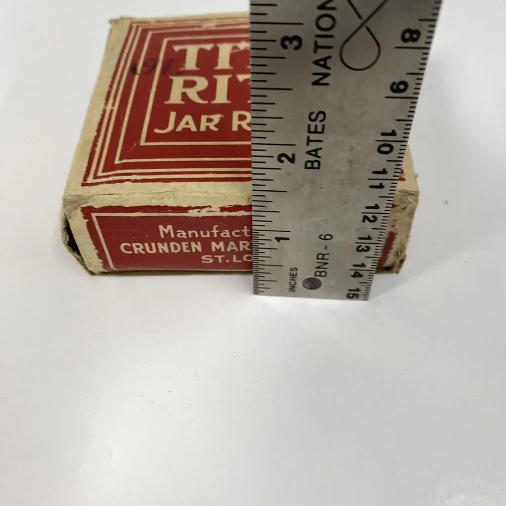 Vintage Tite Rite Top Seal Jar Rings Set of 10 Made in St. Louis MO Retro Decor